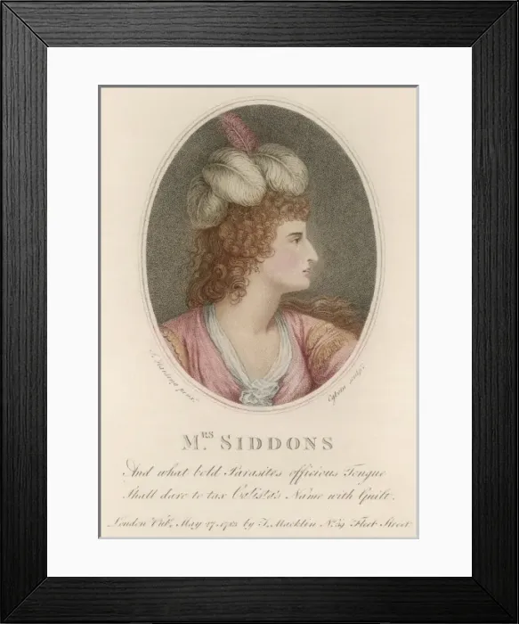 Framed Print : Siddons / Fair Penitent Framed Print : Siddons / Fair Penitent