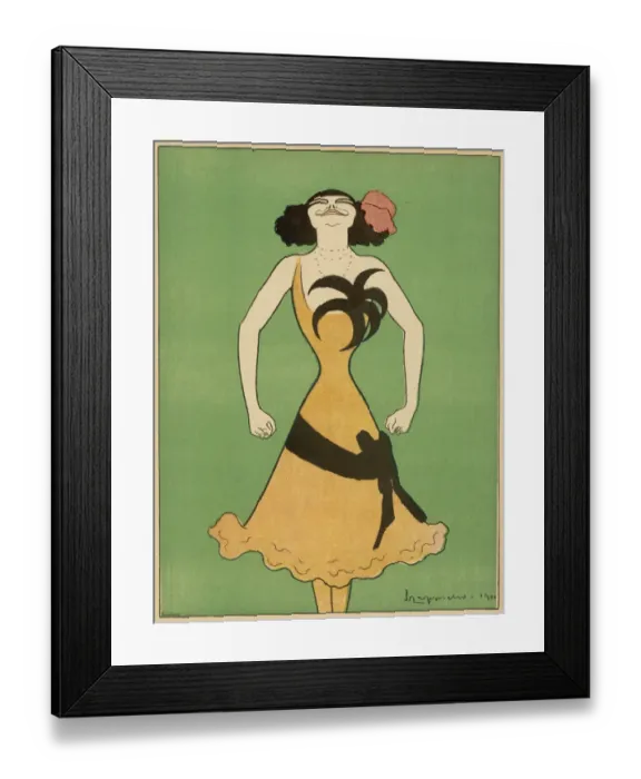 Framed Print : Polaire / Rire 1900 Framed Print : Polaire / Rire 1900