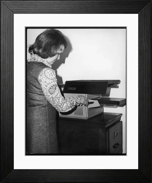 Framed Print : Photocopier 1970S Framed Print : Photocopier 1970S