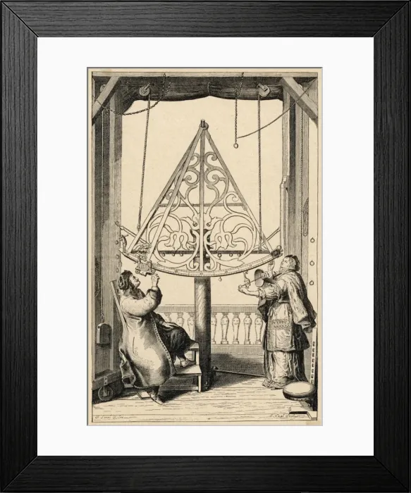 Framed Print : Johannes Hevel and Wife Framed Print : Johannes Hevel and Wife
