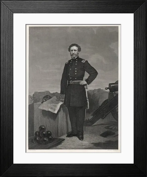 Framed Print : John Charles Fremont Framed Print : John Charles Fremont