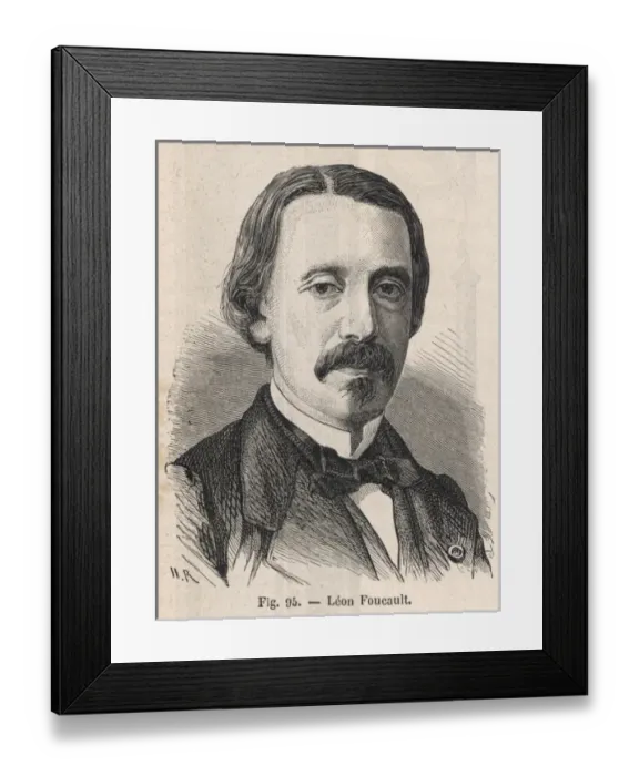 Framed Print : Leon Foucault Framed Print : Leon Foucault