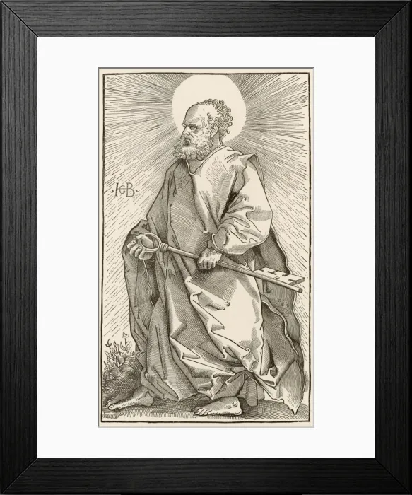 Framed Print : Saint Peter (Baldung) Framed Print : Saint Peter (Baldung)