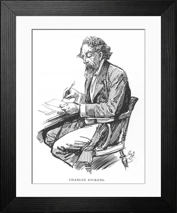 Framed Print : Dickens / Furniss Framed Print : Dickens / Furniss