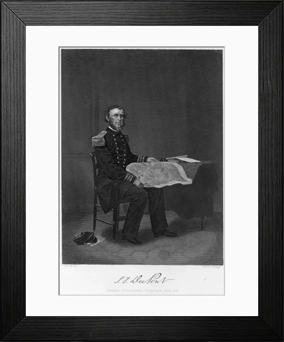 Framed Print : Samuel Francis Dupont Framed Print : Samuel Francis Dupont