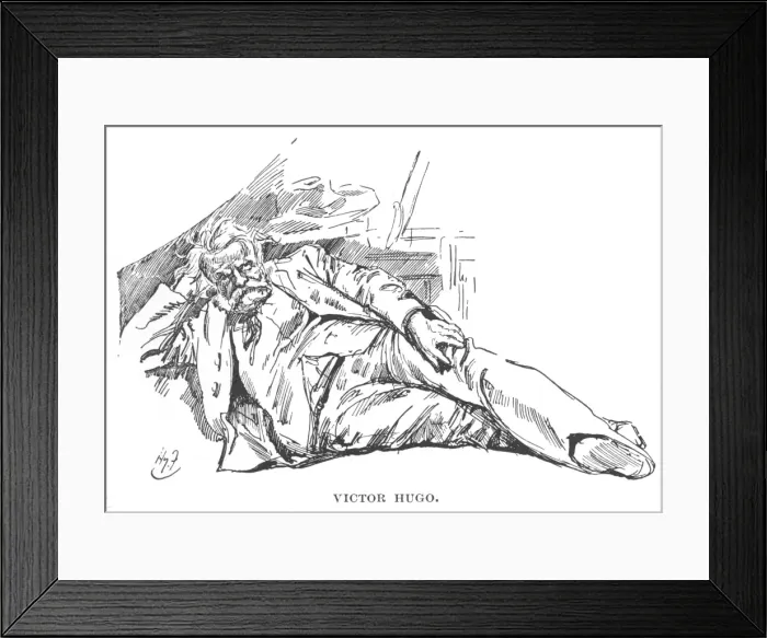 Framed Print : Victor Hugo / Furniss Framed Print : Victor Hugo / Furniss