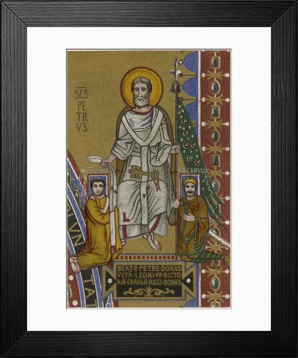 Framed Print : Saint Peter (Mosaic) Framed Print : Saint Peter (Mosaic)
