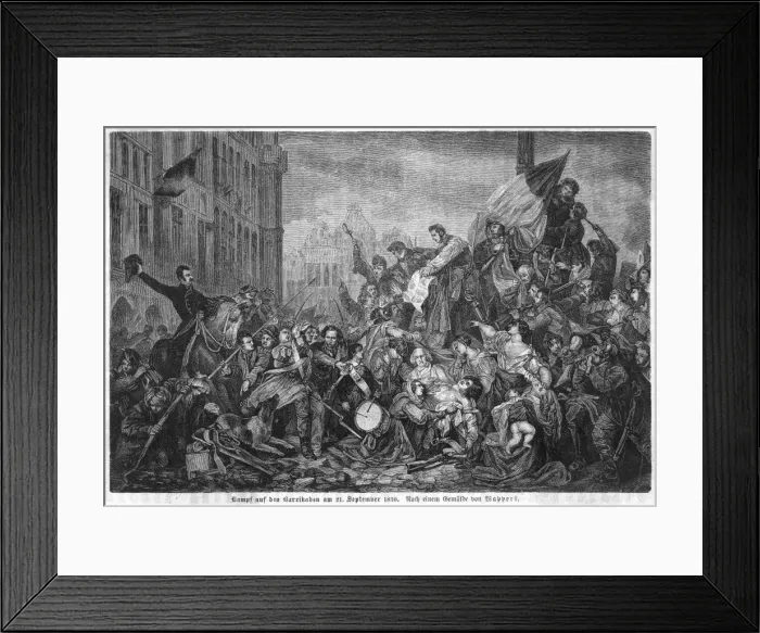 Framed Print : Belgium / Independence Framed Print : Belgium / Independence