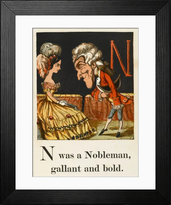 Framed Print : Alphabet / N for Nobleman Framed Print : Alphabet / N for Nobleman