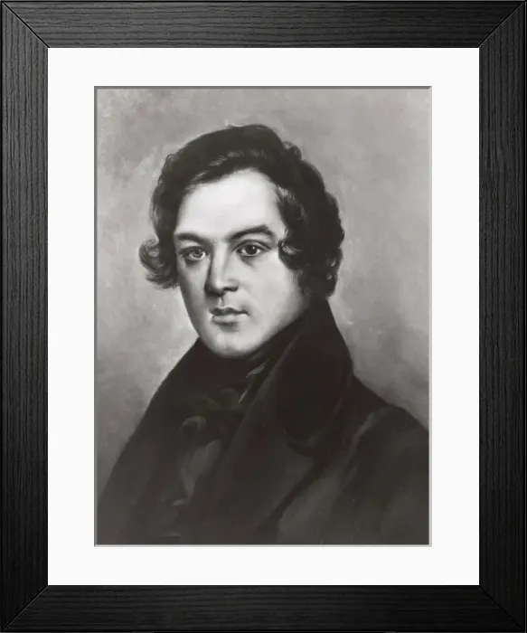 Framed Print : Robert Schumann / Anon Framed Print : Robert Schumann / Anon