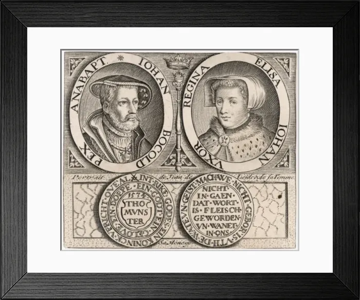 Framed Print : Beuckelson / Wife / Anon Eng Framed Print : Beuckelson / Wife / Anon Eng