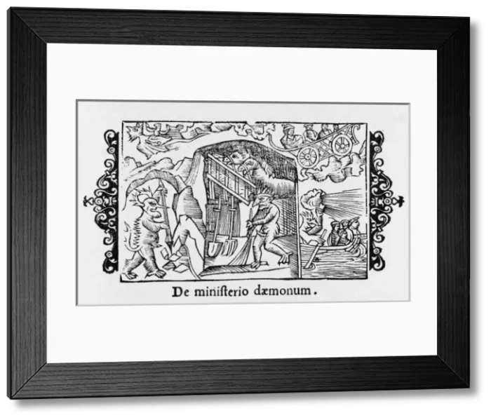 Framed Print : Scandinavian Demons 1555 Framed Print : Scandinavian Demons 1555