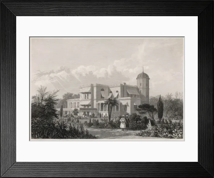 Framed Print : India / Lucknow 1845 Framed Print : India / Lucknow 1845