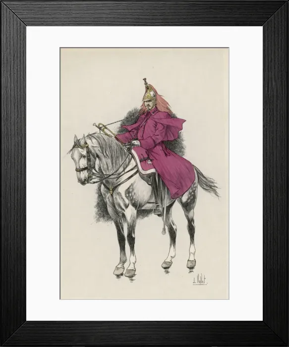 Framed Print : Music / French Cuirassier Framed Print : Music / French Cuirassier