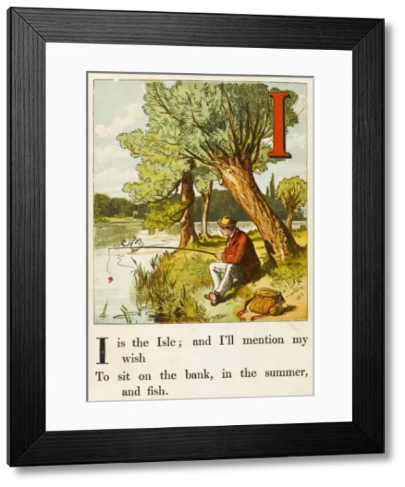 Framed Print : Alphabet / I is the Isle Framed Print : Alphabet / I is the Isle