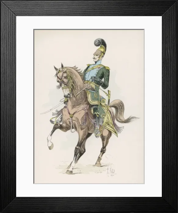 Framed Print : French Lancer (Vallet) Framed Print : French Lancer (Vallet)