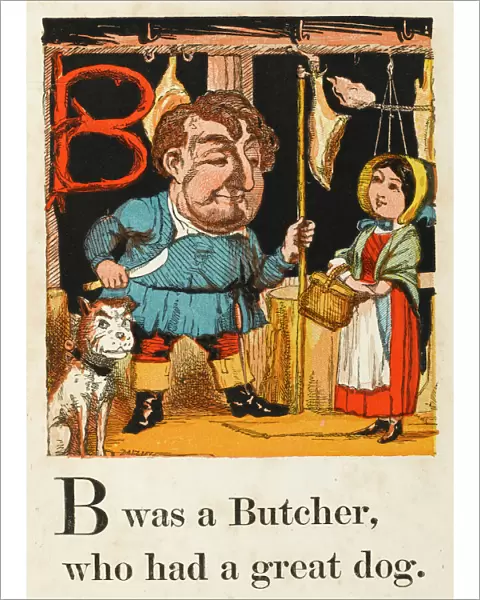 Butcher & Customer 1867