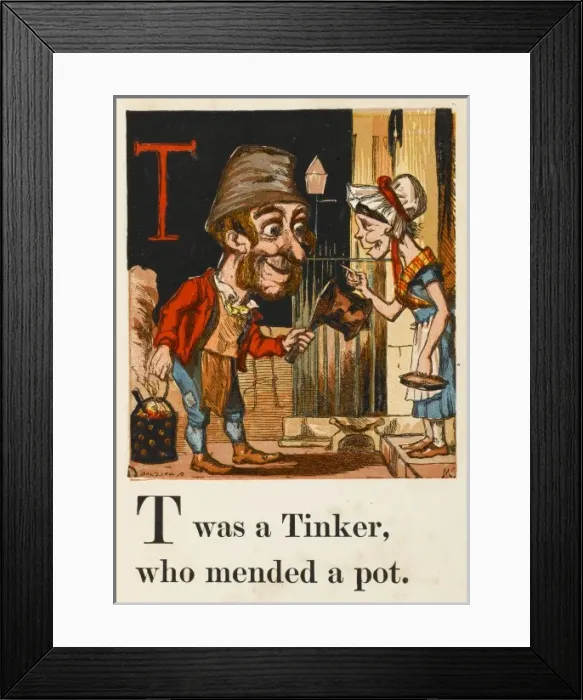 Framed Print : Tinker Returns Pot / 1867 Framed Print : Tinker Returns Pot / 1867