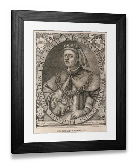 Framed Print : Whittington by Elstrack Framed Print : Whittington by Elstrack