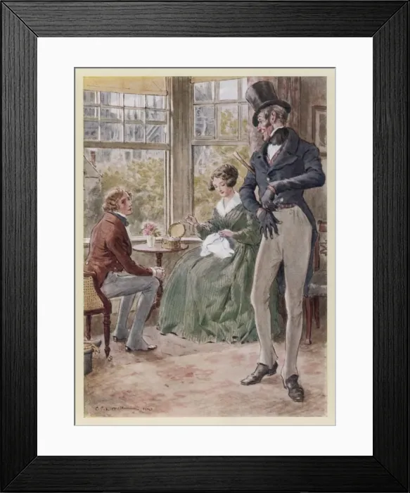 Framed Print : Pendennis as Suitor Framed Print : Pendennis as Suitor