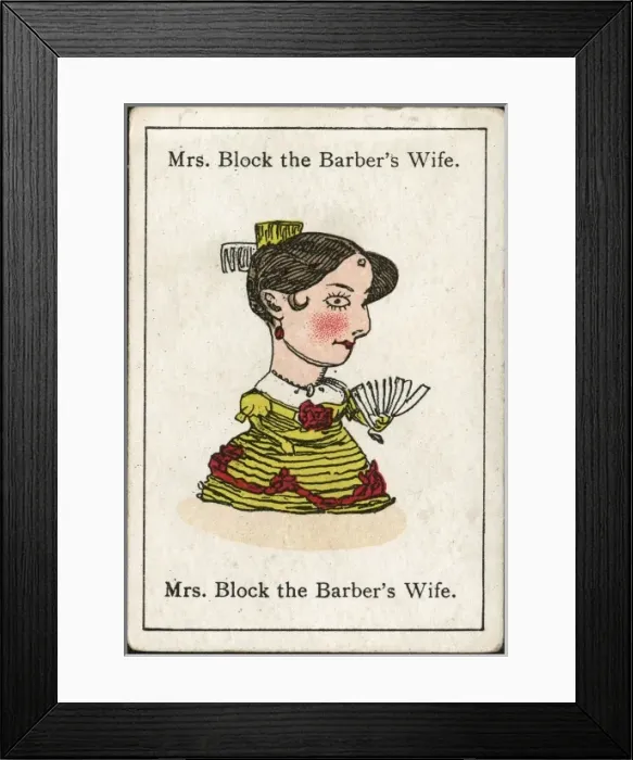 Framed Print : Happy Families / Mrs Block Framed Print : Happy Families / Mrs Block