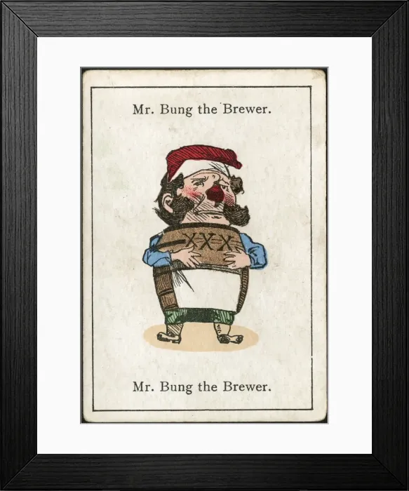 Framed Print : Happy Families / Mr Bung Framed Print : Happy Families / Mr Bung