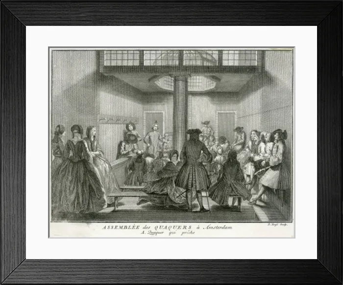 Framed Print : Quakers, Amsterdam Framed Print : Quakers, Amsterdam