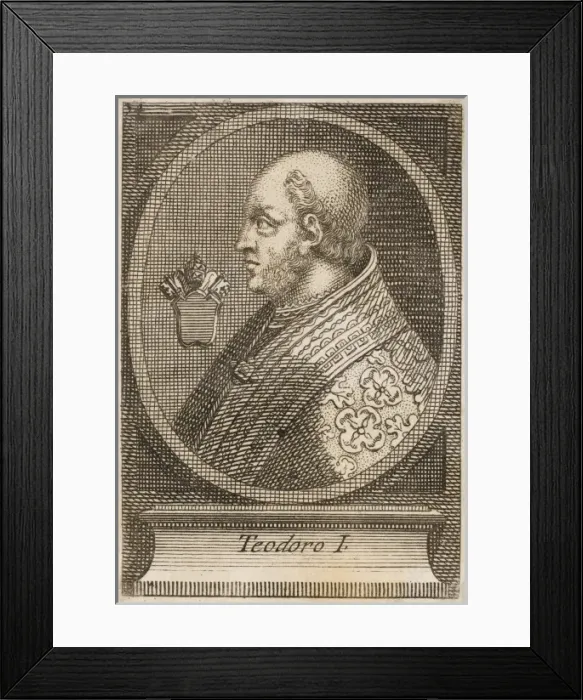 Framed Print : Pope Theodorus I Framed Print : Pope Theodorus I