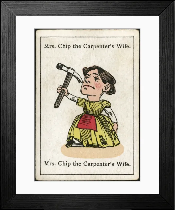 Framed Print : Happy Families / Mrs Chip Framed Print : Happy Families / Mrs Chip