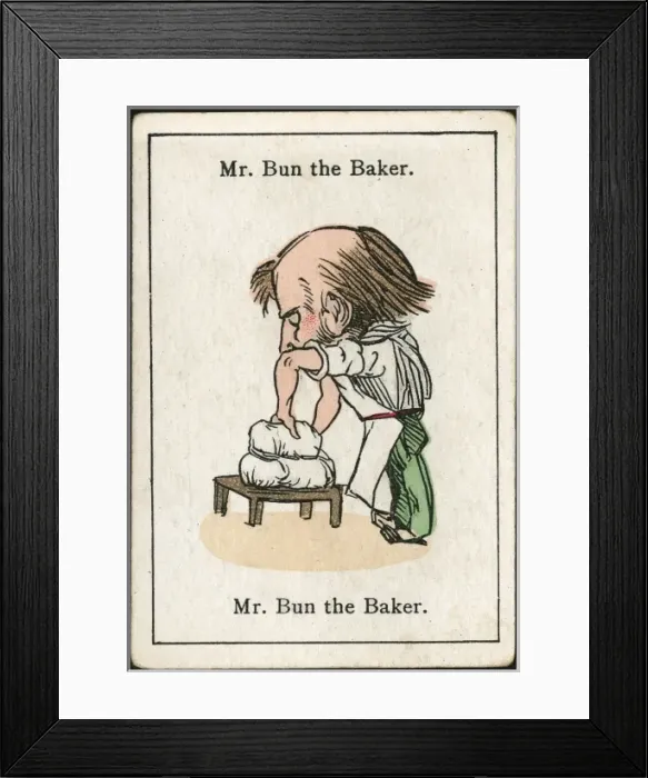 Framed Print : Happy Families / Mr Bun Framed Print : Happy Families / Mr Bun