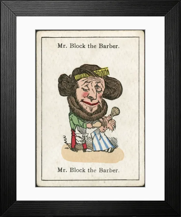 Framed Print : Happy Families / Mr Block Framed Print : Happy Families / Mr Block