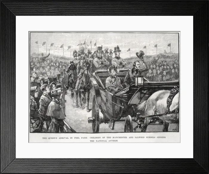 Framed Print : Victoria / Manchester 1851 Framed Print : Victoria / Manchester 1851