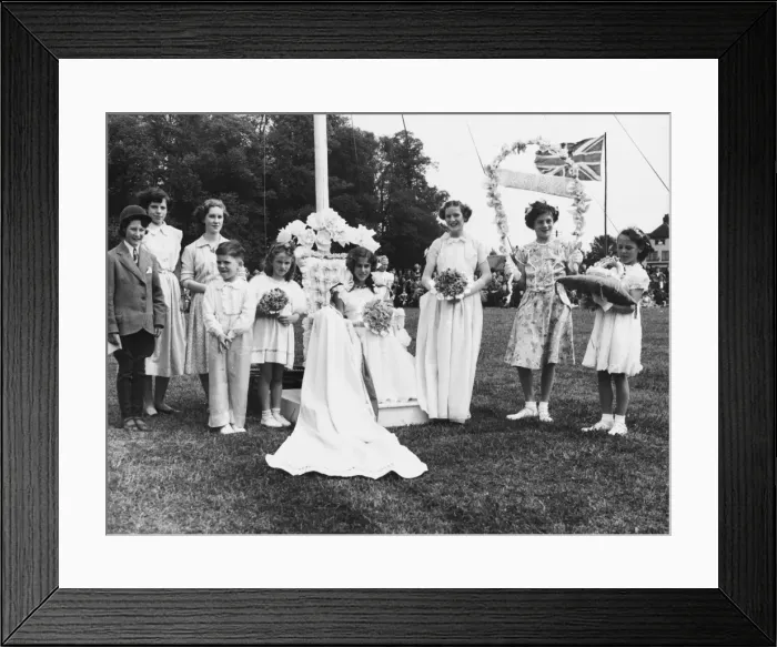 Framed Print : Goldington May Queen Framed Print : Goldington May Queen