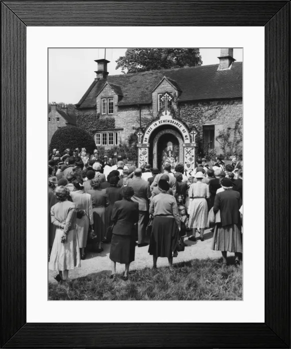 Framed Print : Tissington Well Dressing Framed Print : Tissington Well Dressing