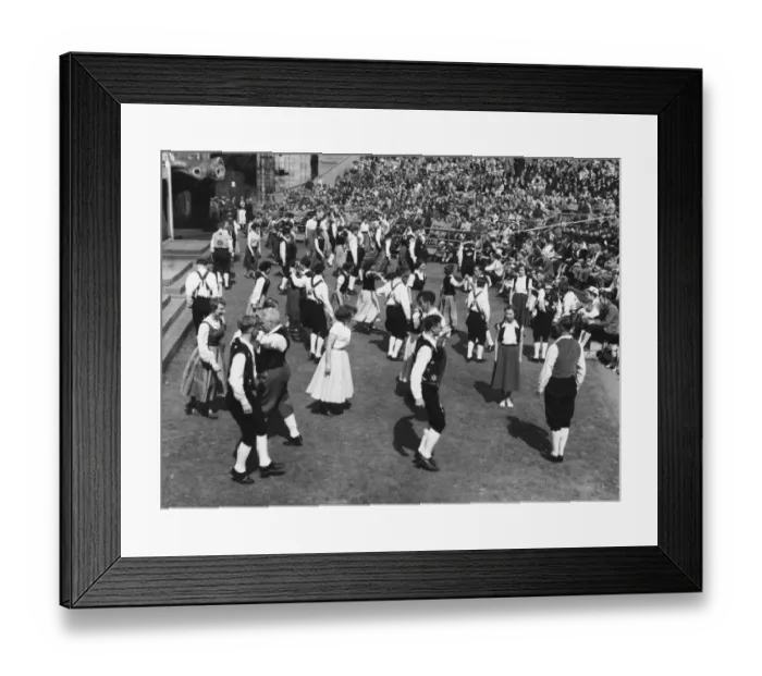 Framed Print : English Country Dancing Framed Print : English Country Dancing