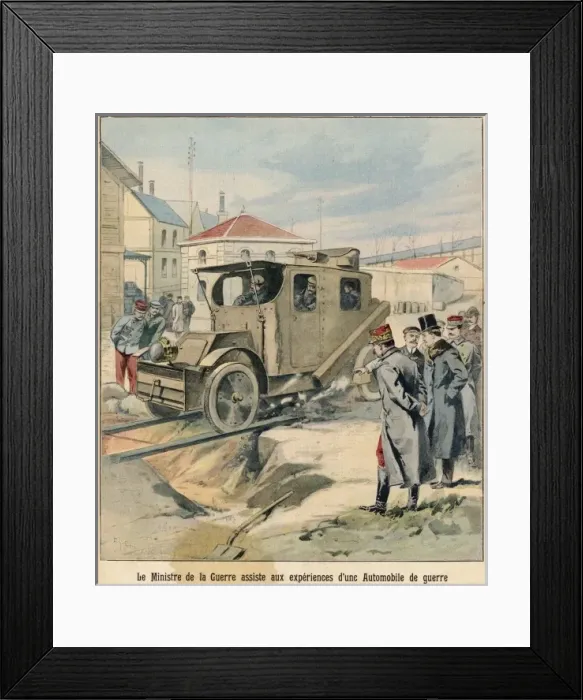 Framed Print : Armoured Car / 1906 Framed Print : Armoured Car / 1906