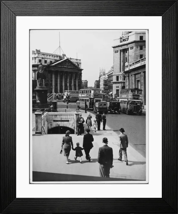Framed Print : Bank of England C1950 Framed Print : Bank of England C1950