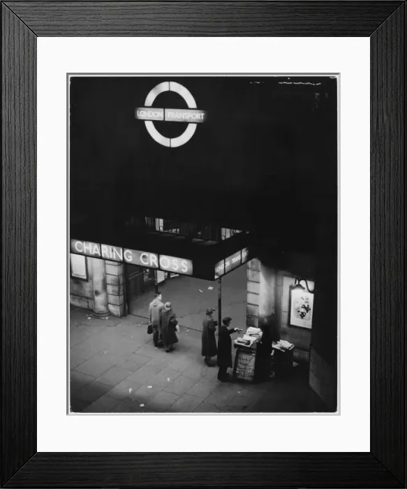 Framed Print : Charing X Station Framed Print : Charing X Station