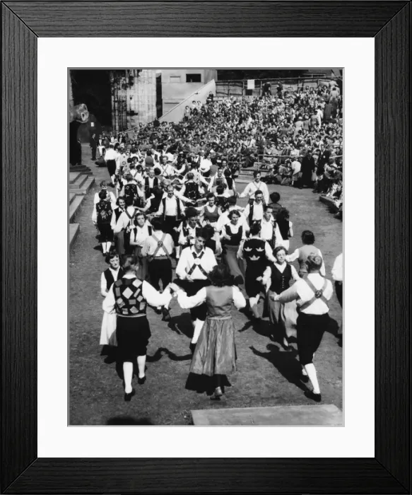 Framed Print : English Country Dancing Framed Print : English Country Dancing