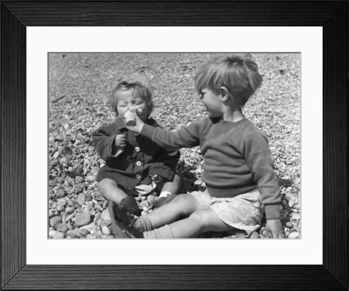 Framed Print : Ice-Cream Face Framed Print : Ice-Cream Face
