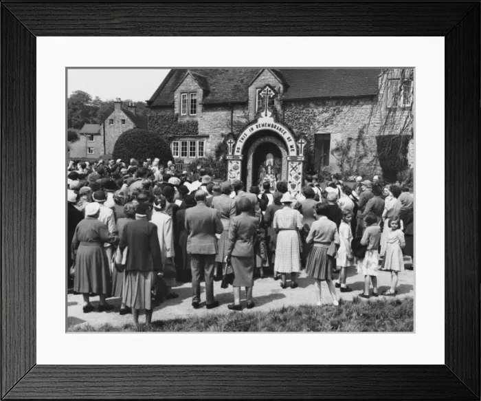 Framed Print : Tissington Well Dressing Framed Print : Tissington Well Dressing