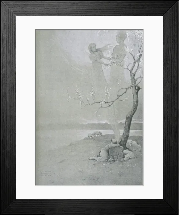 Framed Print : Encounter with a Spirit