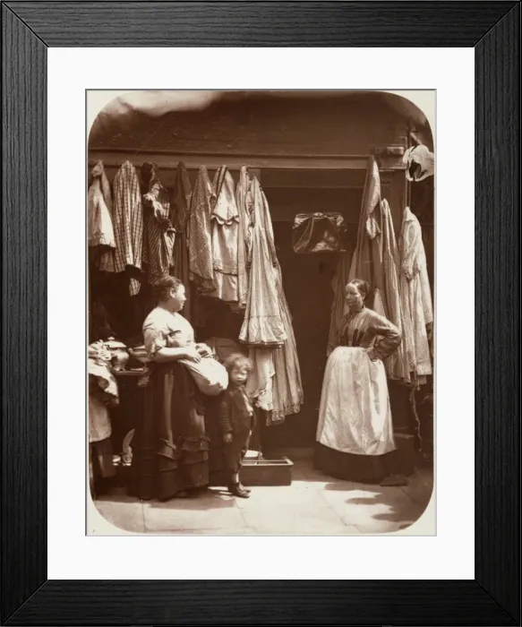 Framed Print : Clothing Shop 1877 Framed Print : Clothing Shop 1877
