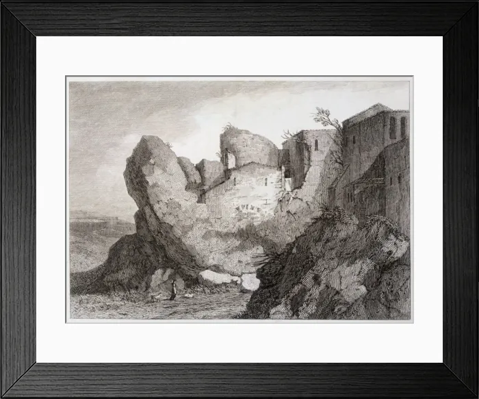 Framed Print : House and Head Framed Print : House and Head