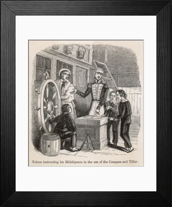 Framed Print : Lord Nelson / Midshipmen Framed Print : Lord Nelson / Midshipmen