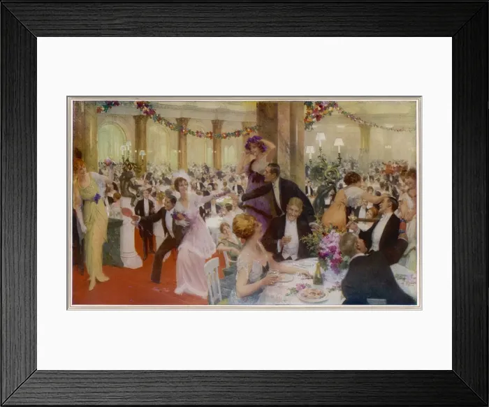 Framed Print : New Year, London, 1914 Framed Print : New Year, London, 1914