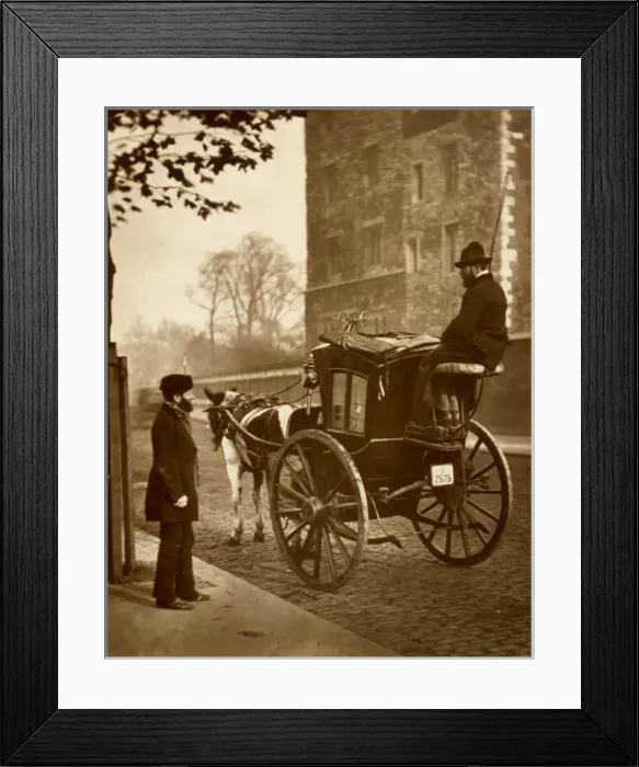 Framed Print : London Cabmen 1877 Framed Print : London Cabmen 1877