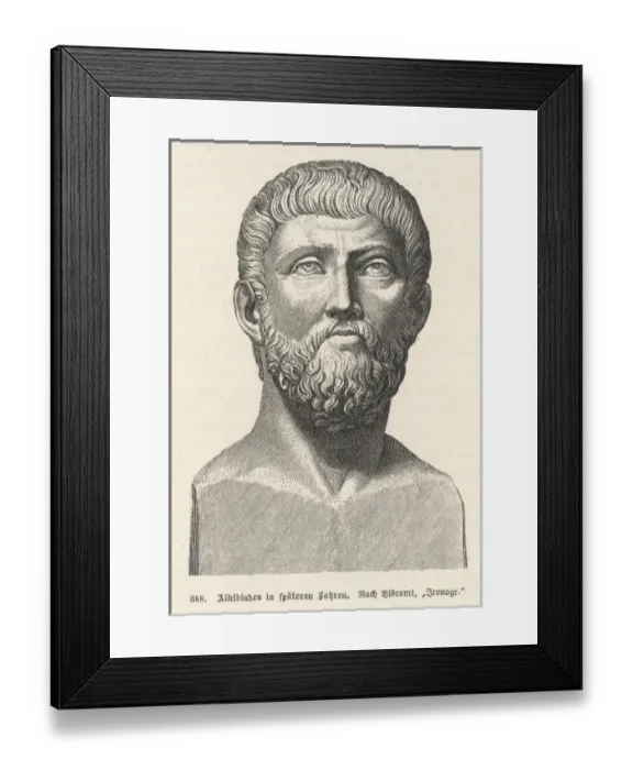 Framed Print : ALCIBIADES (450 - 404 BC Framed Print : ALCIBIADES (450 - 404 BC
