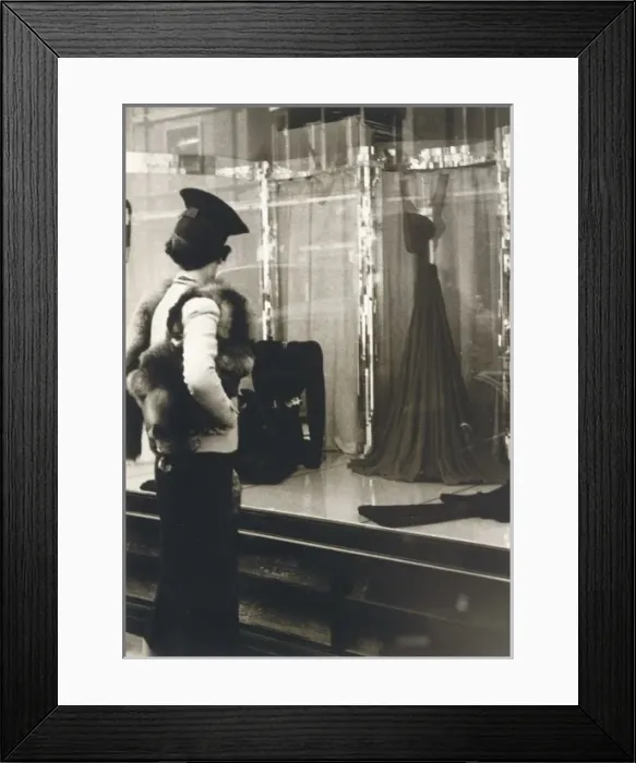 Framed Print : WINDOW SHOPPING / 1930 S Framed Print : WINDOW SHOPPING / 1930 S