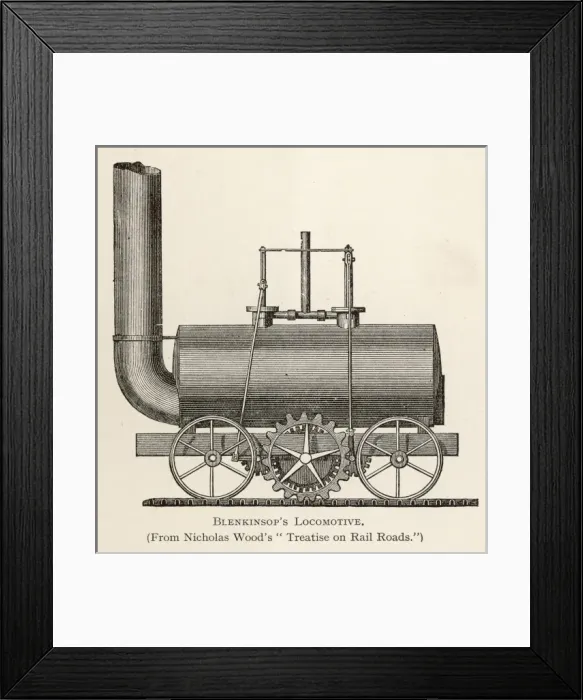 Framed Print : Blenkinsop Locomotive Framed Print : Blenkinsop Locomotive
